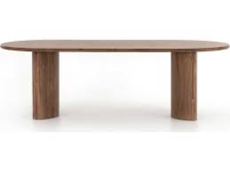 Incomplete 1 of 2 only)Haiden Dining Table - Bases - Aged