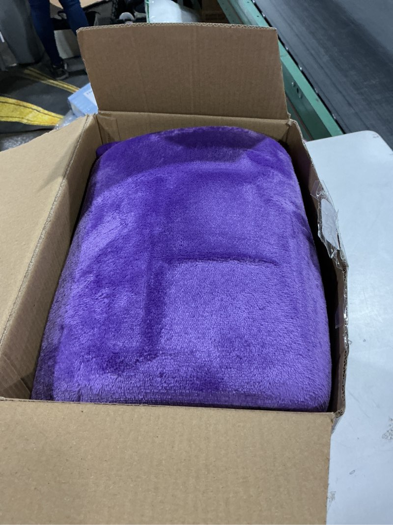 Purple Bathroom Set with Shower Curtain and Rugs 25Pcs, Bathroom Accessory Set - Trash Can, Soap Dis