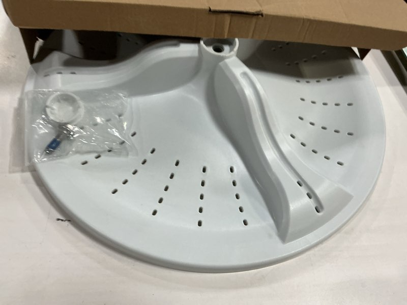 Condition photo showing As Is for W10902814 Washplate Set Compatible with Whirlpool Maytag Washer W108396887 W10752287 MVWB855DW W10834893 W10834917,Including Screw & Cap Washplate with Cap&Screw