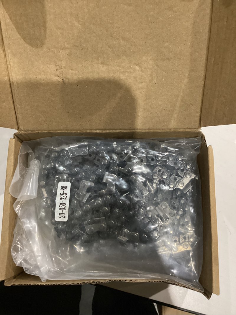 Condition photo showing Good Condition for 4 Pack Chainsaw Chain for 20 Inch Bar, .325" Pitch, .050'' Gauge, 80 Drive Links Fits Husqvarna 450 Rancher Craftsman Jonsered and more 20" 80DL .325" .050" 4 Pack
