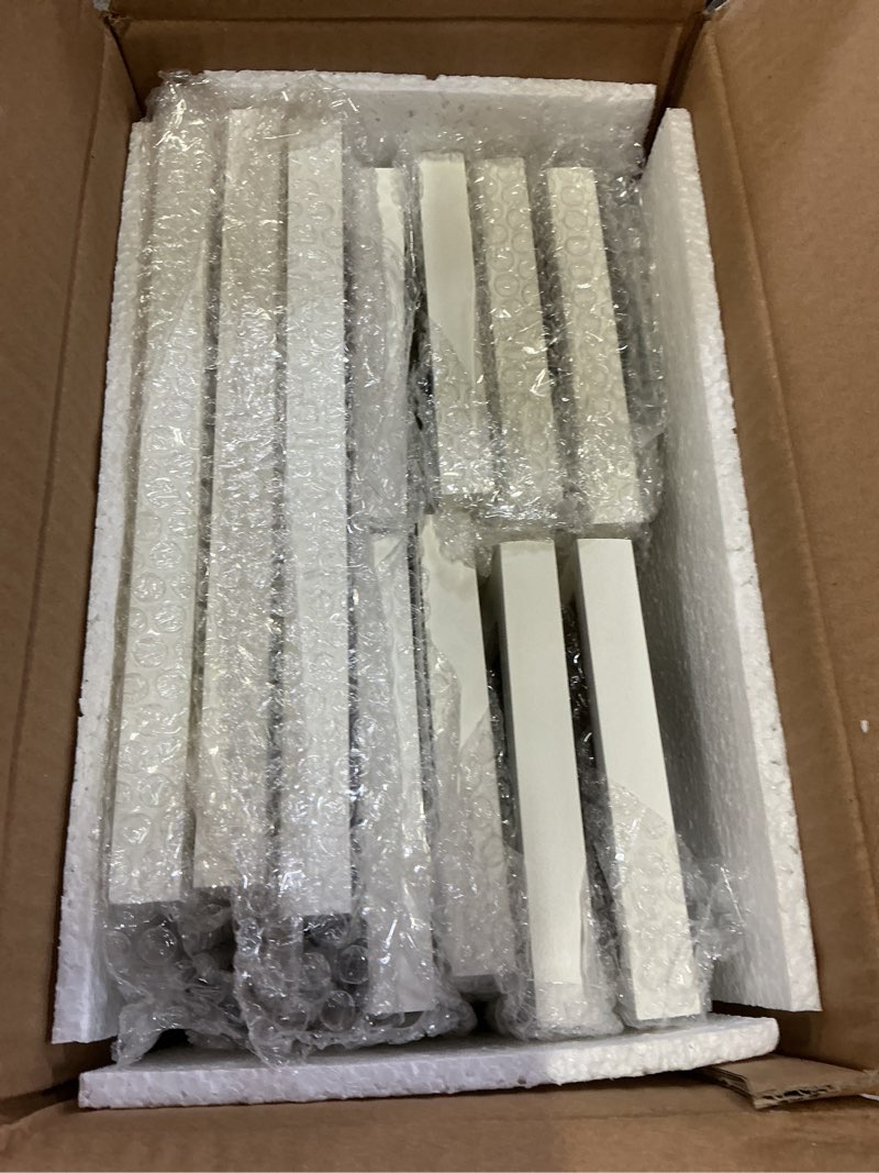 Condition photo showing Good Condition for ray & chow white gallery wall picture frames kit - set of 12 frames- solid wood- glass window-made to display 8x10 5x7 4x6 pictures without mat or 5x7 4x6 pictures with mat- hanging hardware included