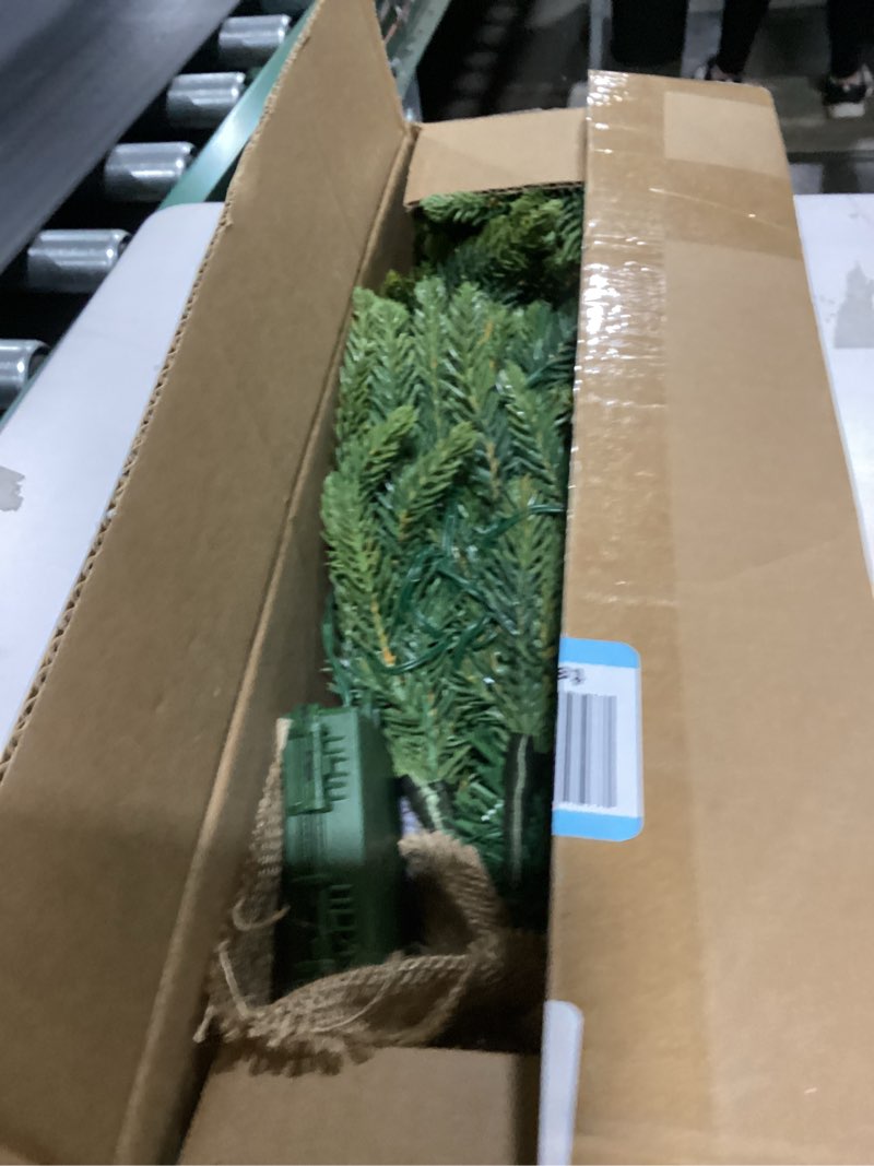 HomeKaren Prelighted Mini Christmas Tree 2 Ft with 70 LED Warm & Multi-Color Light, Artificial Small