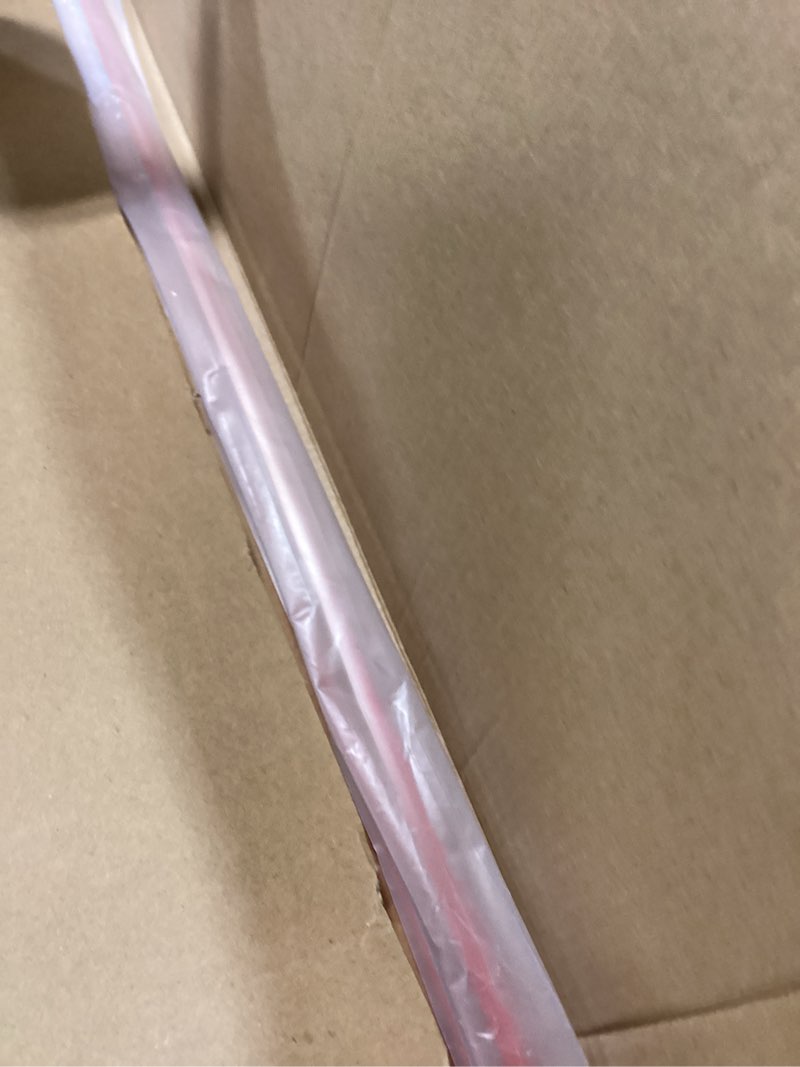 Condition photo showing Good Condition for Dalrun Clear Acrylic Shower Threshold 3/8" X 3/8" (WxL) for Frameless Shower Door, Transparent Shower Dam Shower Splash Guard 39" Long,Half Round,Peel and Stick