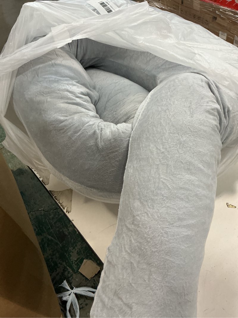 Condition photo showing Good Condition for Pharmedoc Pregnancy Pillows, U-Shape Full Body Pillow -Removable Cover Jumbo Size - Gray - Pregnancy Pillows for Sleeping - Body Pillows for Adults, Maternity Pillow and Pregnancy Must Haves