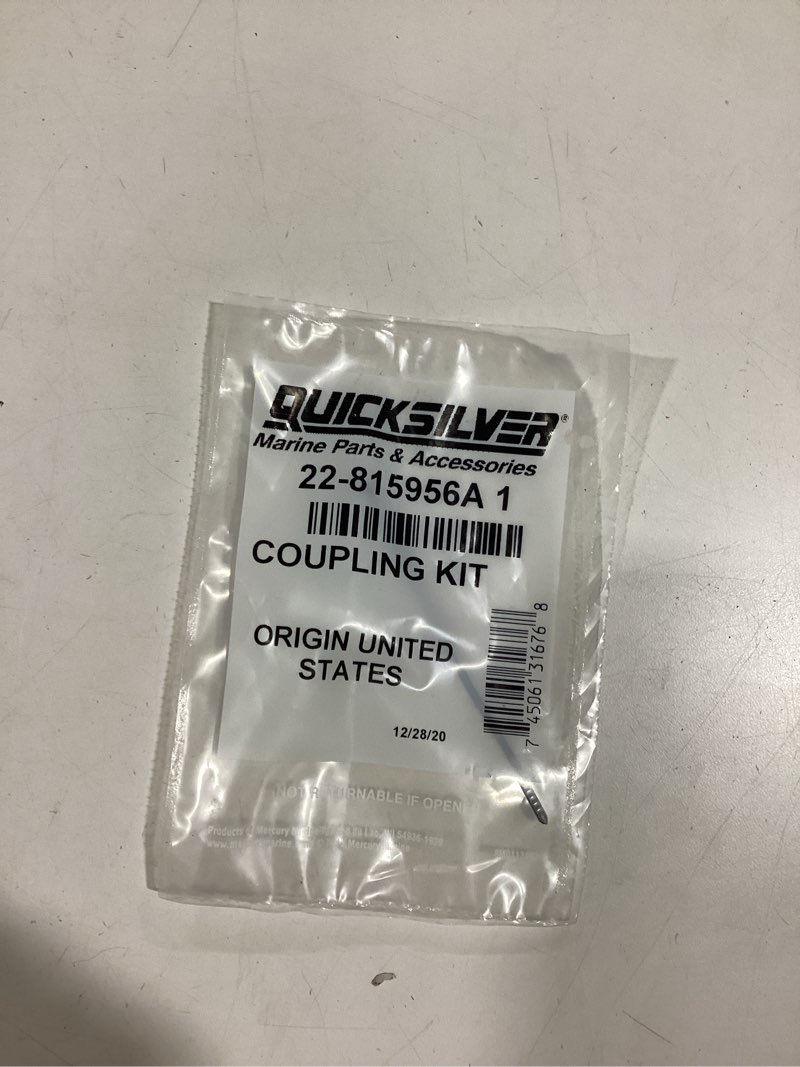 Condition photo showing New/Like New for Quicksilver 815956A1 Speedometer Hose Coupling Kit for MerCruiser Alpha One