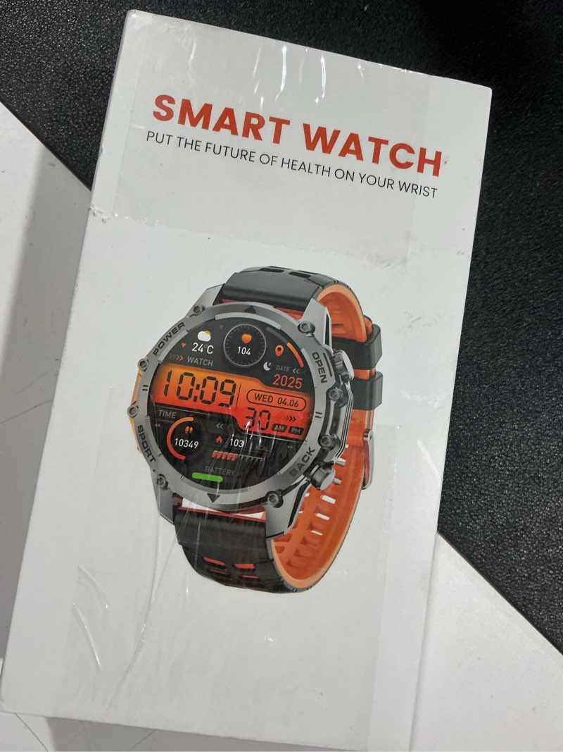 Condition photo showing Good Condition for Hwagol Smart Watches for Men (Call/Notification),1.52'' Military Smart Watch, Two Style Kits,Flashli