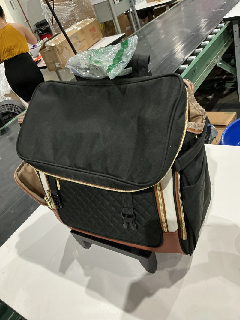 Condition photo showing Good Condition for rolling laptop bag women, 17.3 inch laptop briefcase with wheels, soft sided ...