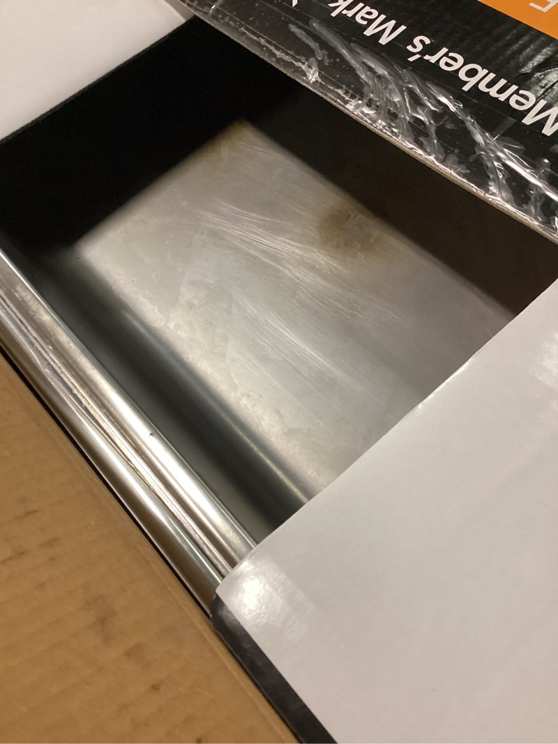 Condition photo showing As Is for member's mark stainless steel royal chafer (8 qt.)