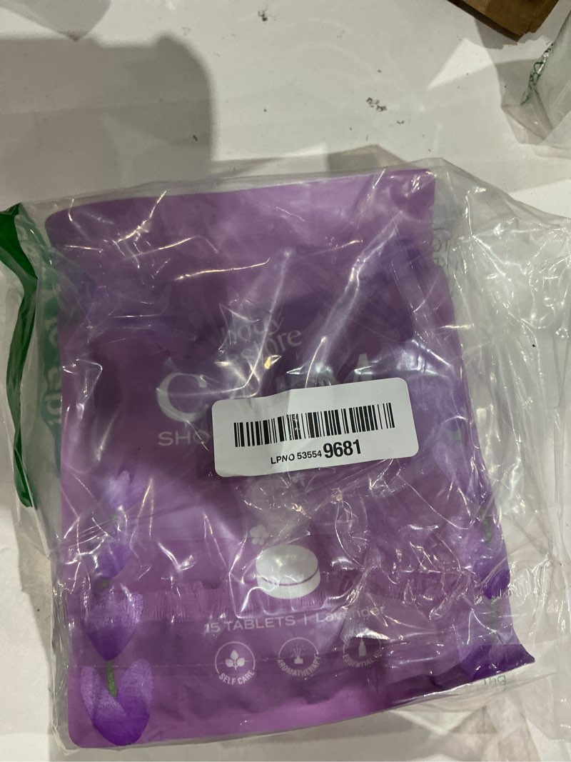 Condition photo showing New/Like New for body restore shower steamers aromatherapy 15 pack – fathers day gift for dad, luxury spa gifts for men, relaxation stress relief self care – premium lavender essential oil tablets lavender 15 count (pack of 1)
