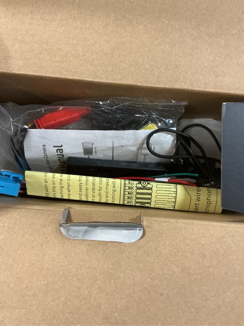 Condition photo showing Good Condition for 2026 single din car stereo with wireless apple carplay & android auto, 7-inch hd motorized flip-out touchscreen head unit, bluetooth 5.1, type-a fast charge, backup camera, dsp, am/fm radio receiver