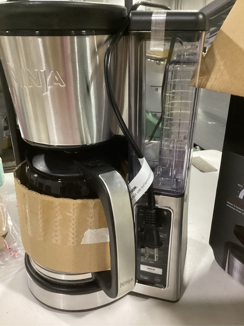Condition photo showing As Is for ninja 12 cup programmable brewer - ce251