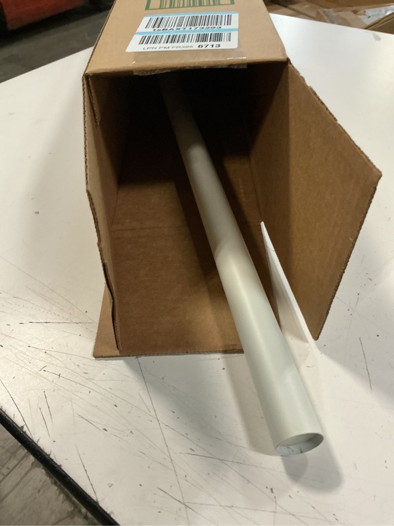 Condition photo showing As Is for ivilon tension curtain rod - spring tension rod for windows or shower, 24 to 36 inch. ivory 24" to 36" ivory