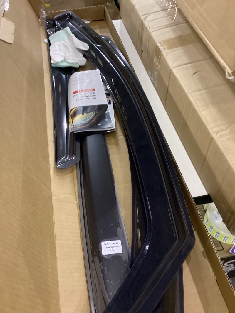 ZZDSNJ in-Channel Rain Guards 4-Piece Compatible with 2020-2025 Hyundai Sonata Window Visors Side Wi