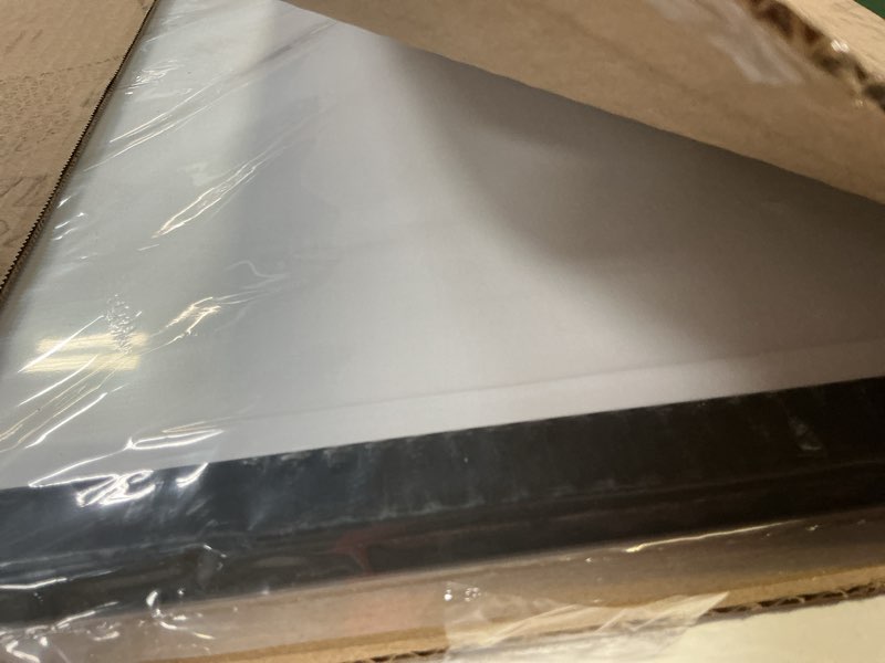 Condition photo showing Good Condition for poster palooza 19x19 frame black solid wood picture frame | 0.75 inch moulding width | includes uv acrylic plexiglass, foam board backing & hanging hardware 19x19 black