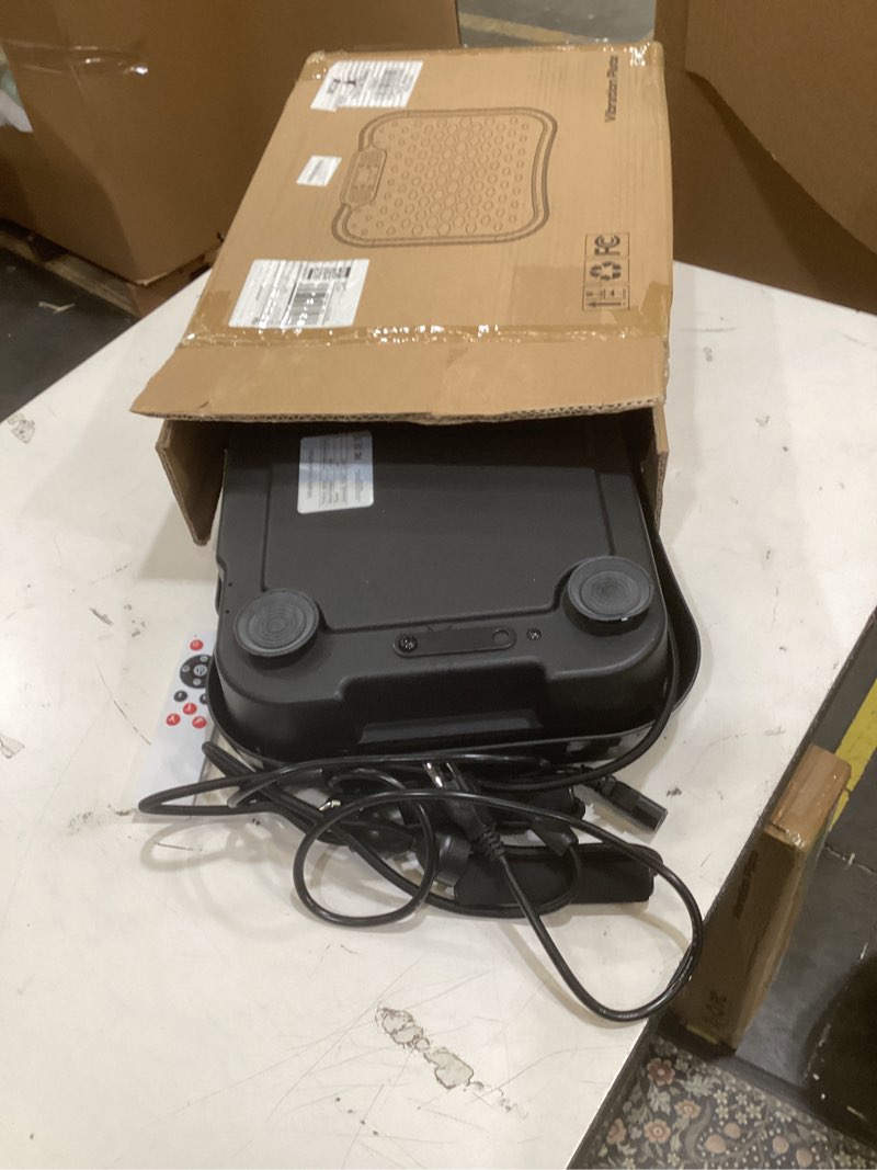 Condition photo showing New/Like New for aorapulse vibration plate exercise machine, vibration plate for lymphatic drainage weight loss, 400 lbs capacity full body workout vibrate fitness platform for home women men slim-black