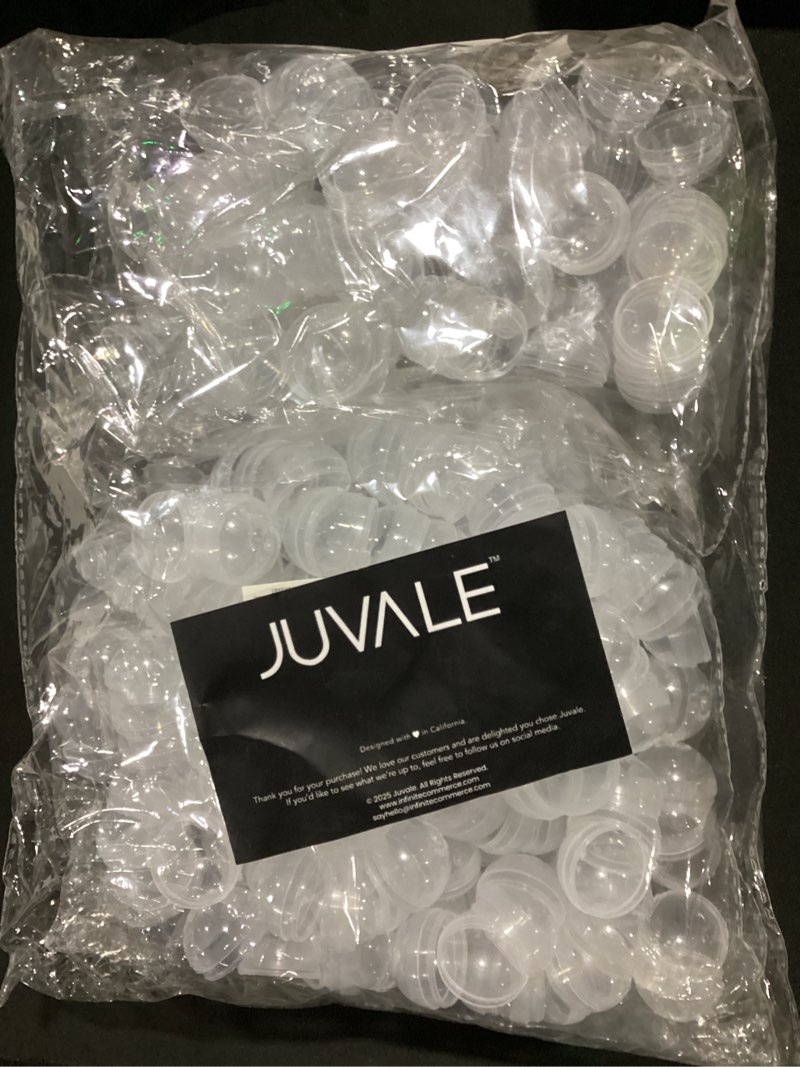 Condition photo showing New/Like New for 200 pack gumball vending machine capsules, 1.1 inch plastic containers for toys, prizes, themed party favors, for ages 3-14