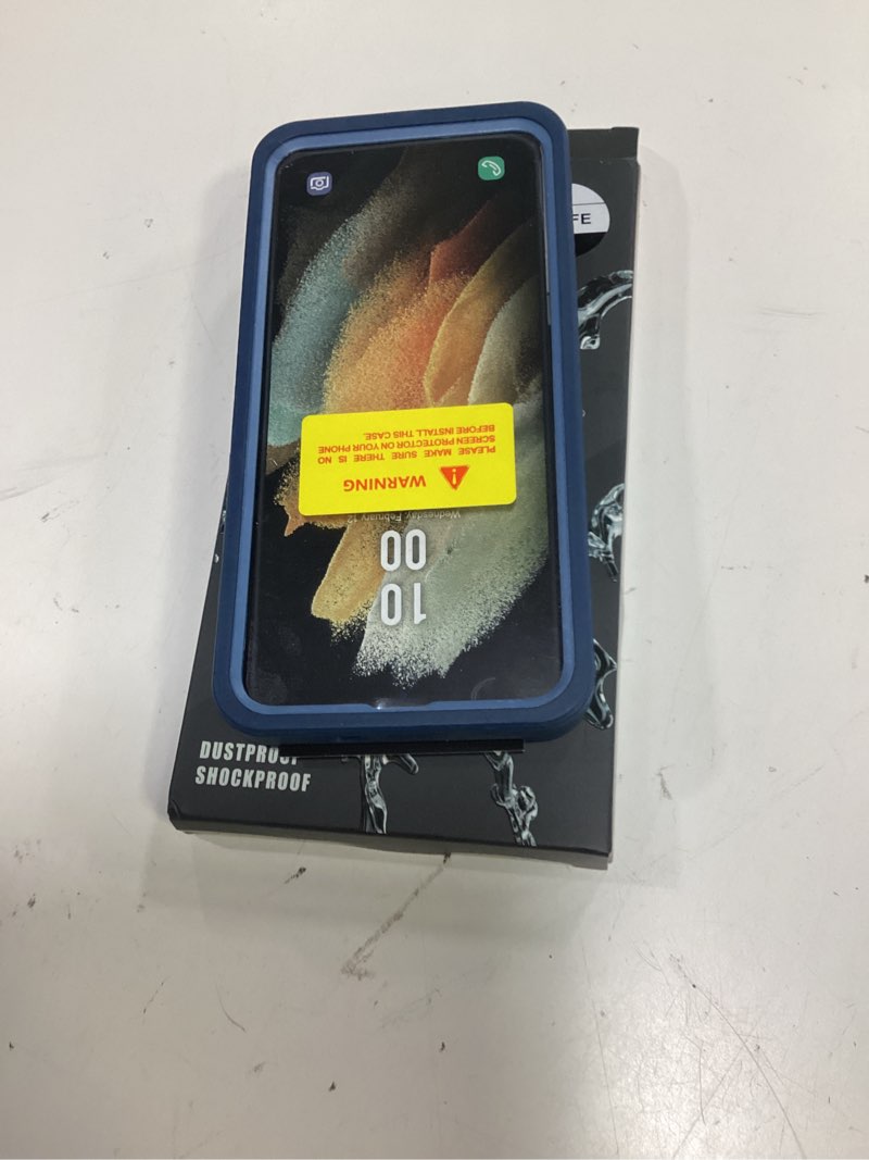 Condition photo showing Good Condition for lanhiem for samsung galaxy s25 fe case, ip68 waterproof dustproof with built-in screen protector, heavy duty full body protective phone case for galaxy s25fe 5g 6.7 inch, navy blue for samsung galaxy s25 fe navy blue