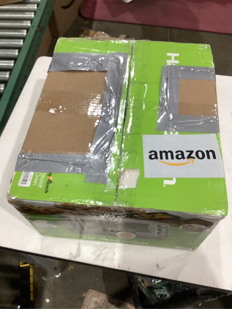 Condition photo showing Good Condition for Hamilton Beach 6 Slice Countertop Toaster Oven With Easy Reach Roll-Top Door, Bake, Broil & Toast Functions, Auto Shutoff, Silver (31127D)