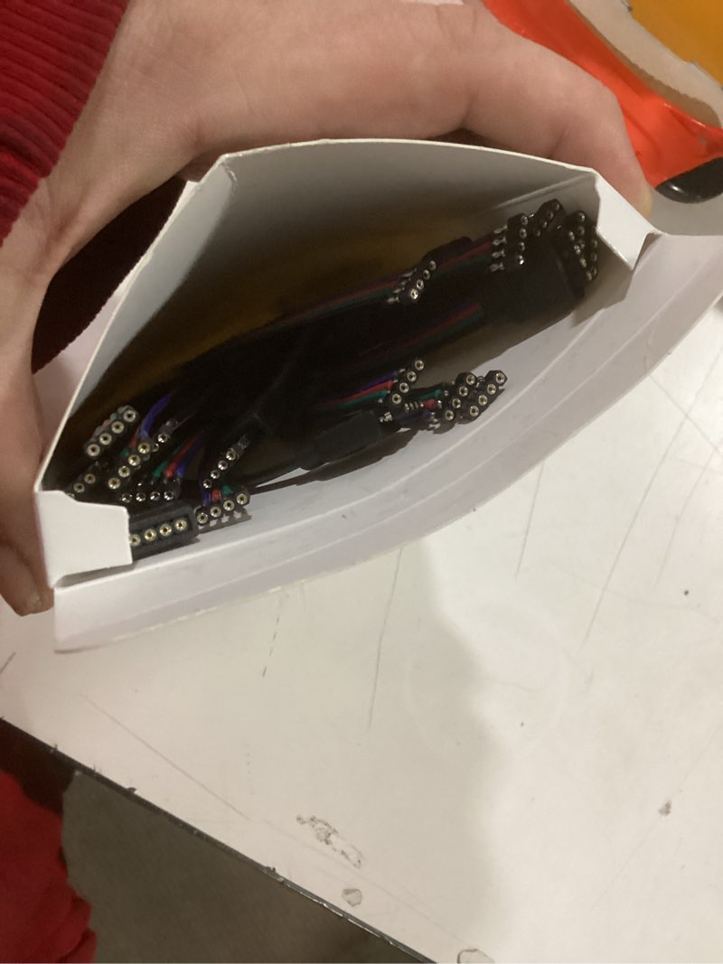 Condition photo showing New/Like New for mxuteuk 20 Pack LED 5050 RGB Solderless 4 Pin 10mm Connectors Kit,Strip to Power Adaptor Include 20 Pcs Female Connector Wire Cable with 20 Pcs Male 4 Pin Plugs, for 5050 Color LED Lights Strip M1-039