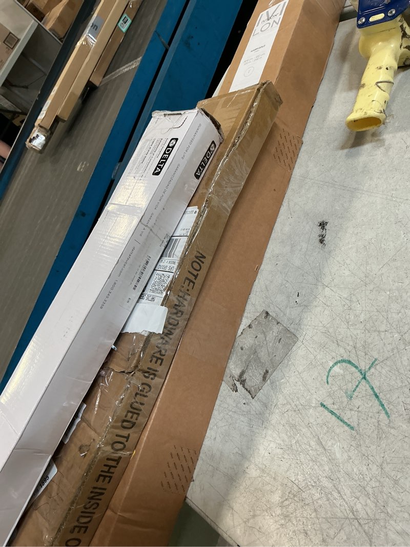 Assorted curtain rods shower 