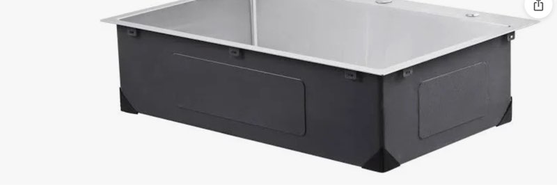 VEVOR 33 inch Kitchen Sink Workstation
