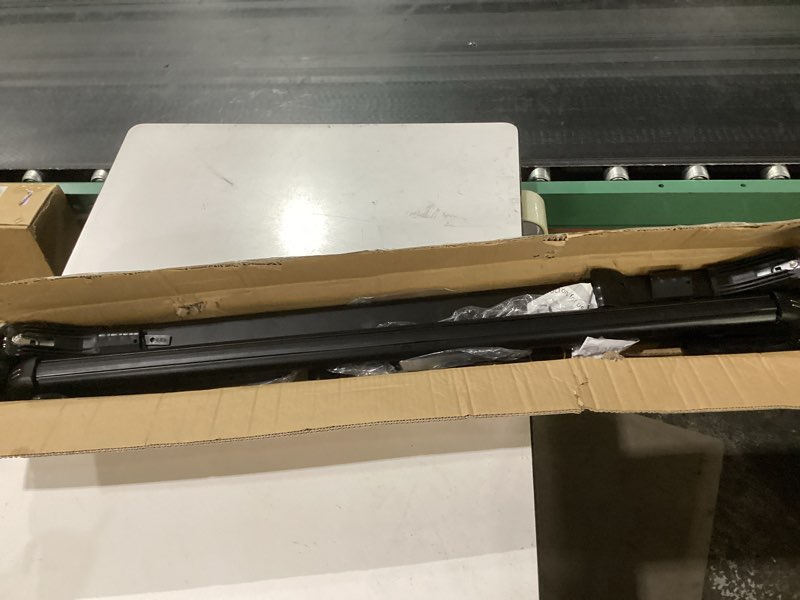 Condition photo showing Good Condition for munirater universal 43.3 inch black roof rack cross bar top luggage aluminum carrier adjustable window frame 2pcs