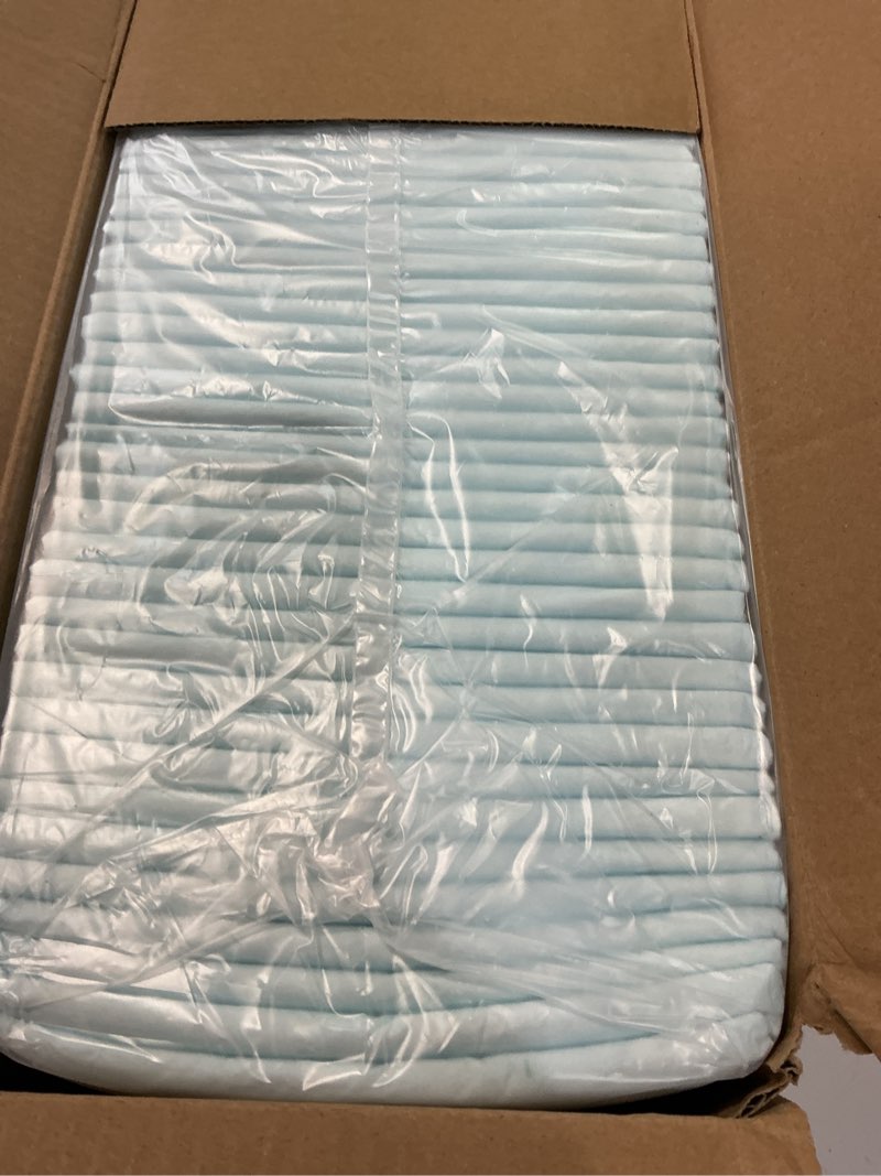 Condition photo showing Good Condition for amazon basics leak-proof dog and puppy potty training pee pads with quick-dry 5-layer design, x-large size 28 x 34 inch, blue & white, 40-pack x-large 40 count