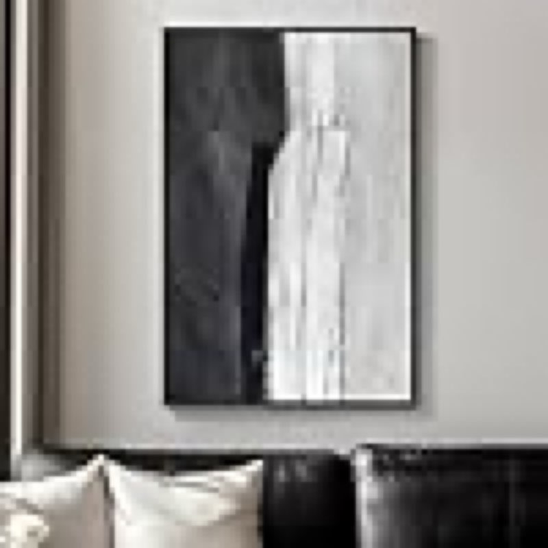 Framed Black and White Abstract Canvas Wall Art, Modern Art Prints Paintings Artwork for Walls, Minimalist Abstract Pictures for Living Room Dining Room Bedroom Office Bathroom Wall Decor 24x36 In