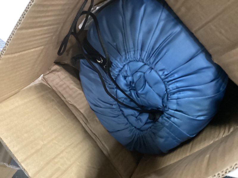 Condition photo showing Good Condition for Coleman Sun Ridge 40°F Cool-Weather Sleeping Bag, Lightweight Adult Sleeping Bag with Soft Trim & Draft Tube, Machine Washable