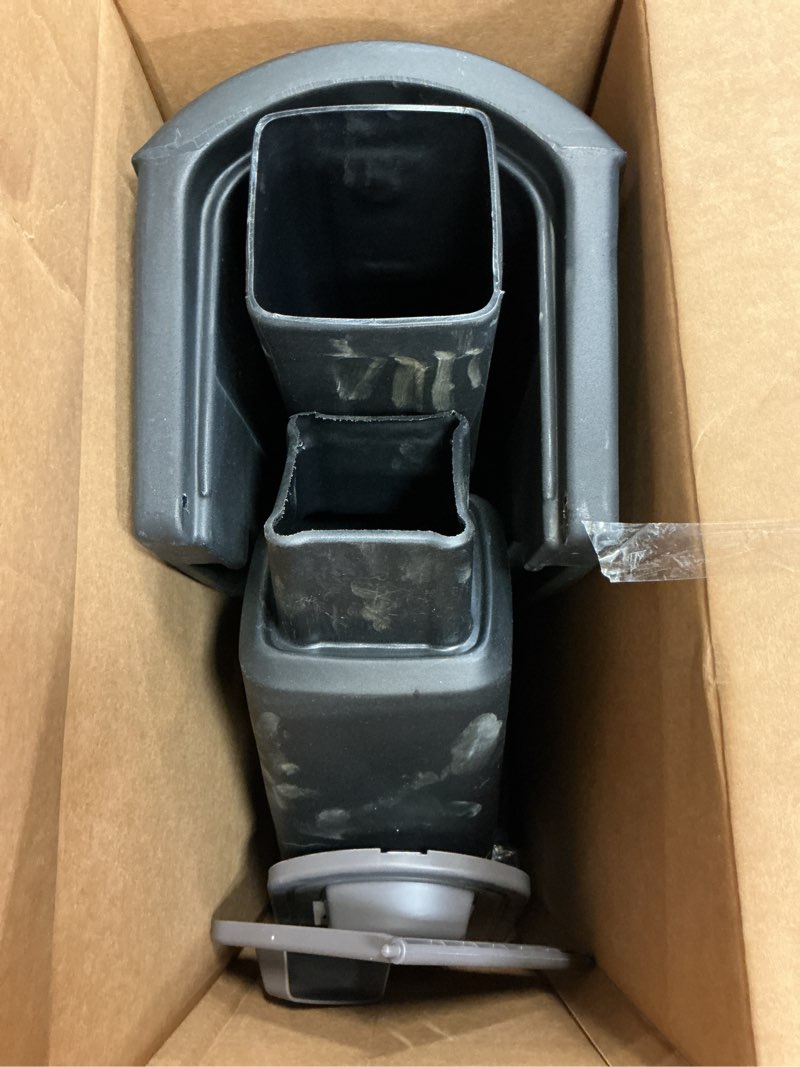 Condition photo showing As Is for step2 post mount black plastic standard mailbox