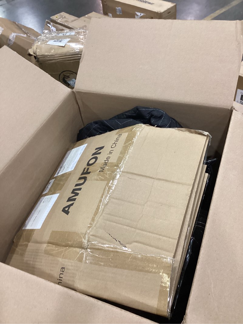 Condition photo showing Good Condition for 2pcs large sound dampening blanket,96" x 80" sound absorbing studio blanket,noise cancelling studio acoustic blanket curtain/light blocker/moving blanket 2 pack