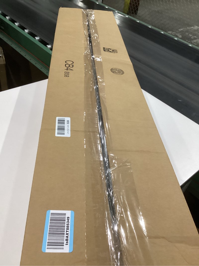 Condition photo showing As Is for jenacor plastic shower rod cover | 1 inch x 58 inches | white