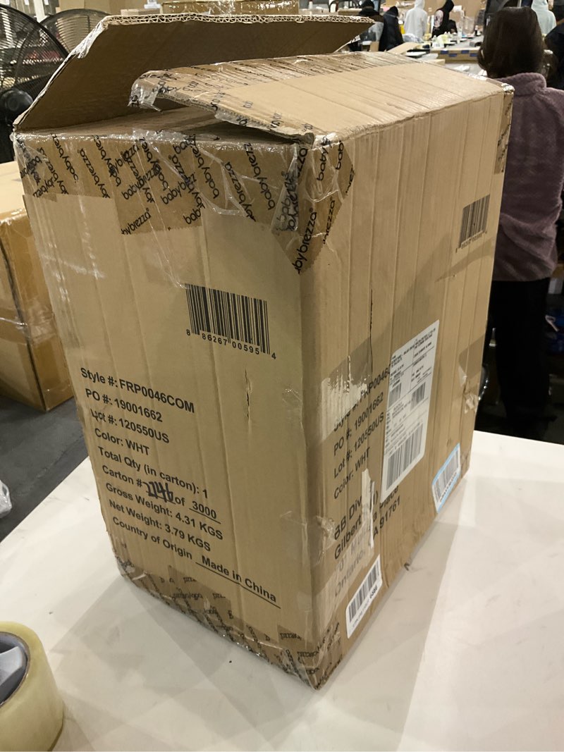 Condition photo showing As Is for baby brezza new and improved formula pro advanced formula dispenser machine - automatically mix a warm formula bottle instantly - easily make bottle with automatic powder blending, white
