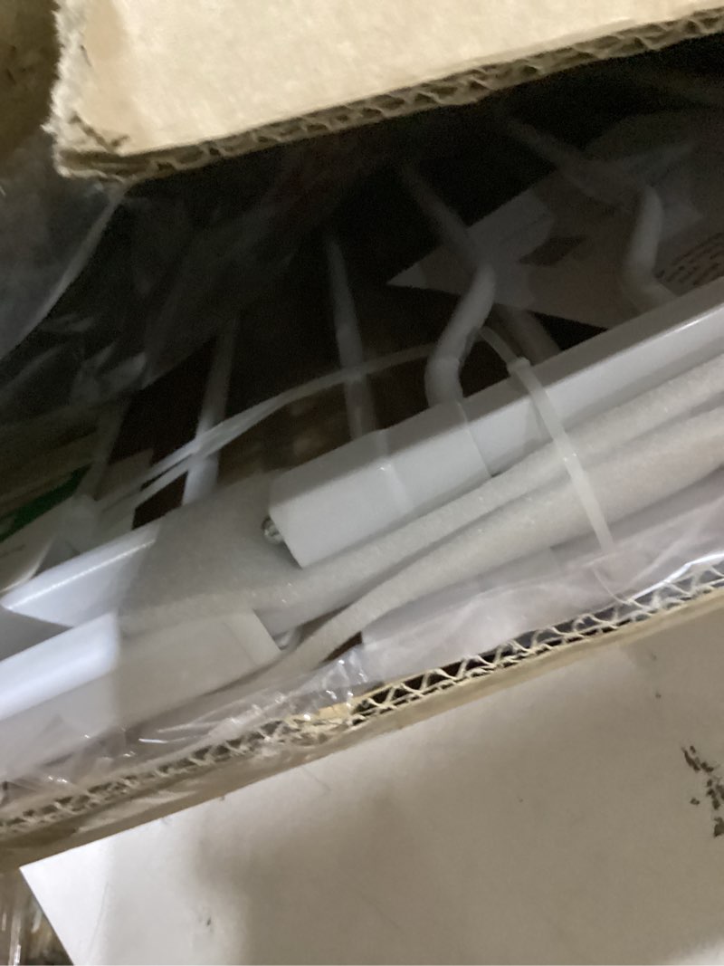Condition photo showing Good Condition for mom's choice grownsy baby gate, 57"-62" auto-close dog gate for stairs & doorways, pressure-mounted easy install baby gate - no drill, walk through, safe & durable white 57"-62"*30"