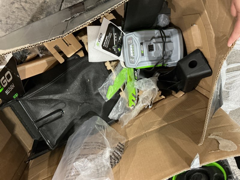 Condition photo showing As Is for ego power+ select cut 56-volt brushless 21-in self-propelled cordless electric lawn mower 7.5 ah (battery and charger included)