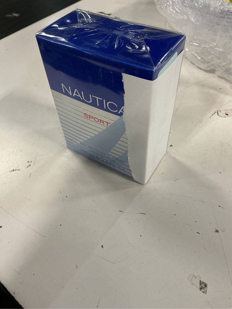 Condition photo showing New/Like New for nautica voyage sport/nautica edt spray 3.4 oz (100 ml) men