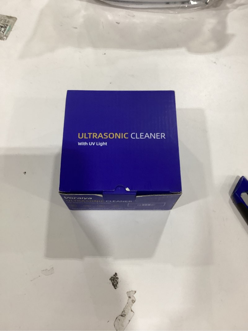 Condition photo showing New/Like New for voraiya portable ultrasonic retainer cleaner 4000mah rechargeable retainer cleaner machine for mouth guard,night guard,aligner,ipx6 waterproof small denture cleaning pod for teenagers,adults,traveling
