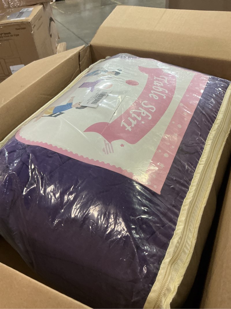 Condition photo showing As Is for smiry spandex tablecloth, elastic fitted stretch tablecloth for 6ft rectangle tables, waterproof washable table cover skirt for outdoor, wedding, banquet & parties (purple, 72lx30wx30h inch) 72" x 30" (rectangular) purple
