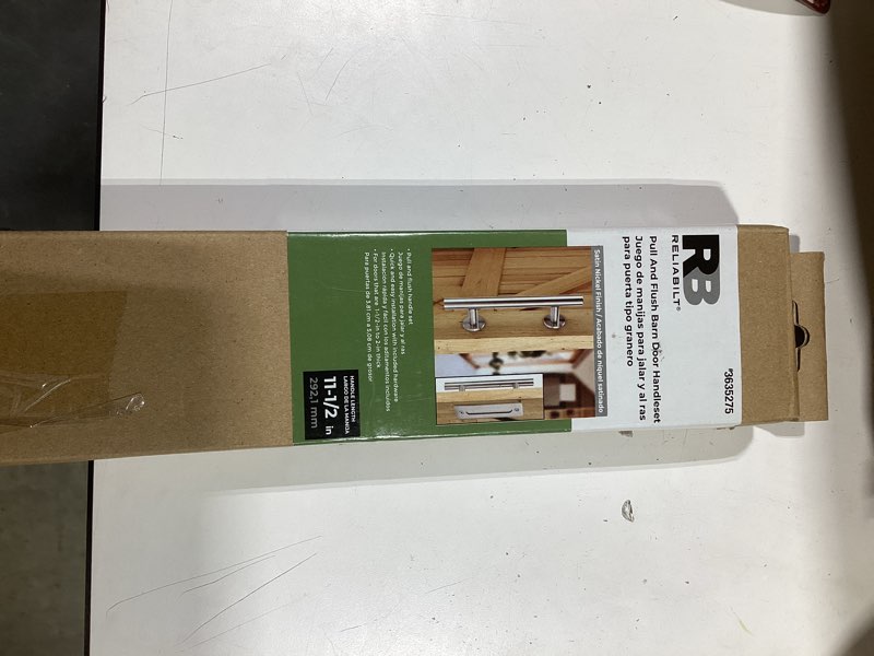 Condition photo showing Good Condition for RELIABILT Satin nickel Indoor Single Barn door handle