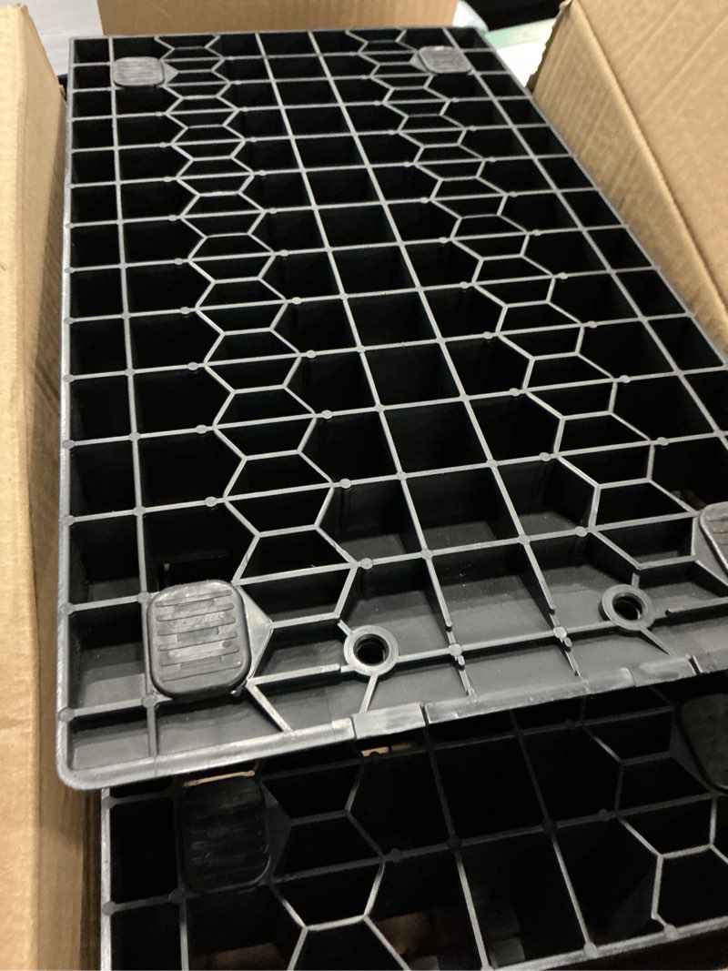 Condition photo showing Good Condition for roblock car ramps for lift and vehicle maintenance, portable low profile car ramps for garage, heavy duty tire ramps for low chassis cars and support jack, 17.5''x10''x3.14'', 2 pcs rbts265