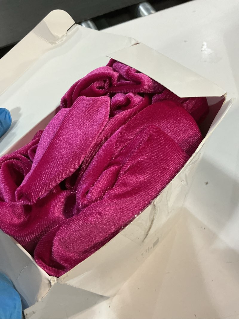 Condition photo showing Good Condition for Christmas Tree Topper Bow 90x18 Inch Giant Large Velvet Bow with Long Streamers Huge Decorative Wrapping Gift Decor for Xmas Tree Front Door Patio Outdoor Wedding Arch(Hot Pink)