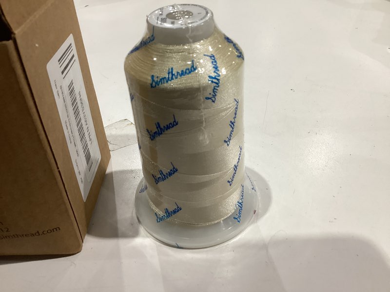 Condition photo showing New/Like New for Simthread 5500Yds Embroidery Thread, 5000M High-Yardage 40WT 100% Polyester Thread – 170+ Vivid Colors, High-Speed Rated – Compatible with Brother, Singer, Janome & More - Amber Red 333 AmberRed333