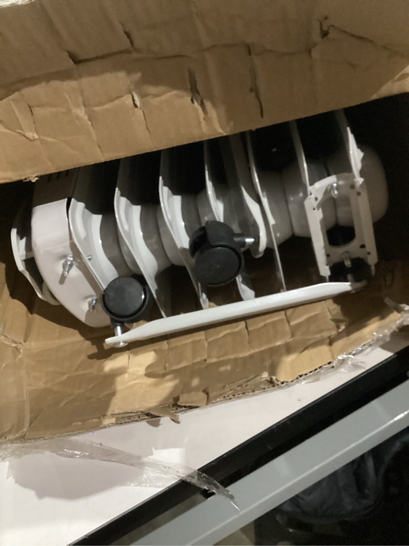 Condition photo showing As Is for PELONIS Radiator Heater for Large Space, Electric Oil Filled Radiator, Dual Knobs, 1500W, Quiet Space Heater, 3 Modes, Tip-over Protection Classic White