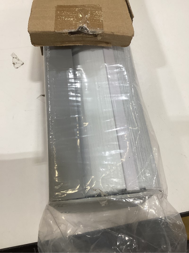 Condition photo showing New/Like New for Joydeco Natural Woven Roller Shades for Indoor Windows, Cordless Blackout Blinds with Curved Valance, Thermal Insulated UV Protection Privacy Window Shades for Home and Office (Cream,28" W x 64" H) Cream White 28"W x 64"H