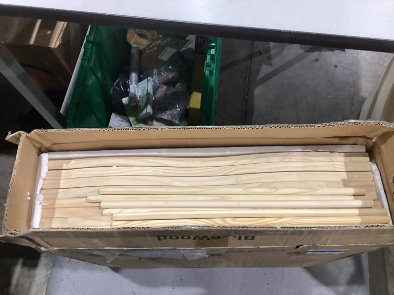 Condition photo showing Good Condition for Foldable Wooden Playpen - Adjustable Wood Baby Play Yard with Child-Proof Lock, Indoor Large Safety Fence for Babies and Toddlers - Easy Assembly, 55 x 55 x 24 inches, Nature Nest 8 Panels