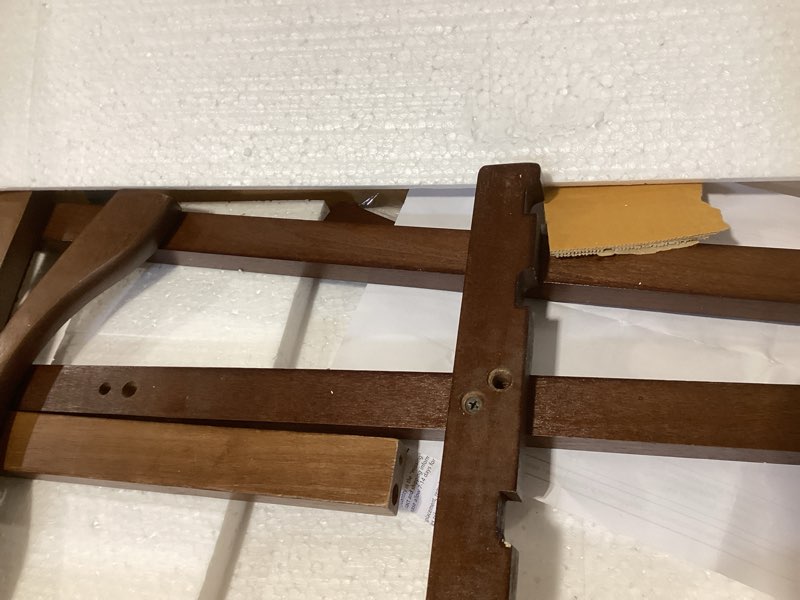 Condition photo showing Good Condition for Winsome Riley Snack Table Rack, Walnut