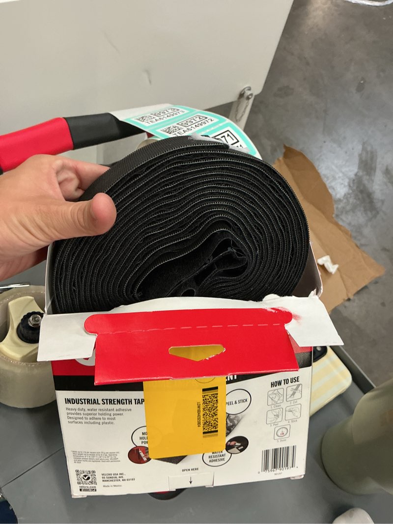 Condition photo showing As Is for velcro brand industrial strength large nylon hook and loop fastener 180 in. l 1 pk