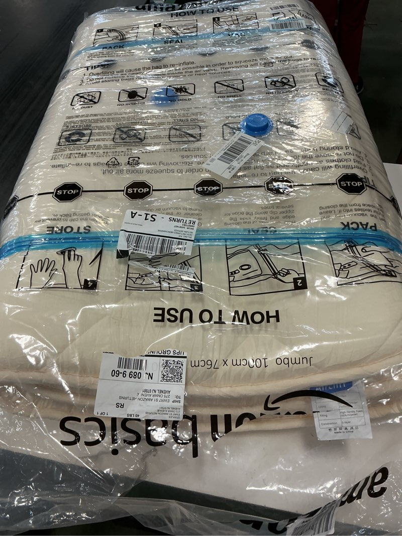 Condition photo showing Good Condition for Japanese Floor Mattress with Washable Cover, Folding Futon Mattresss, Tatami Mat Sleeping Pad with Thicken Memory Foam, Roll Up Floor Lounger Bed for Kids Adults (Full 80"×55"×2.6") Full(80"×55"×2.6")