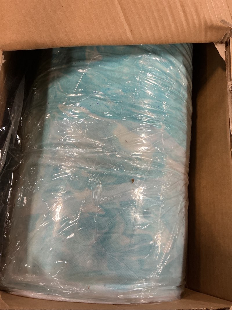 Condition photo showing New/Like New for MLILY 4 Inch Full Memory Foam Mattress Topper with Gel Infusion, Cooling Pad in a Box, CertiPUR-US Certified, 54”x75”, Blue 4 Inch Full Blue