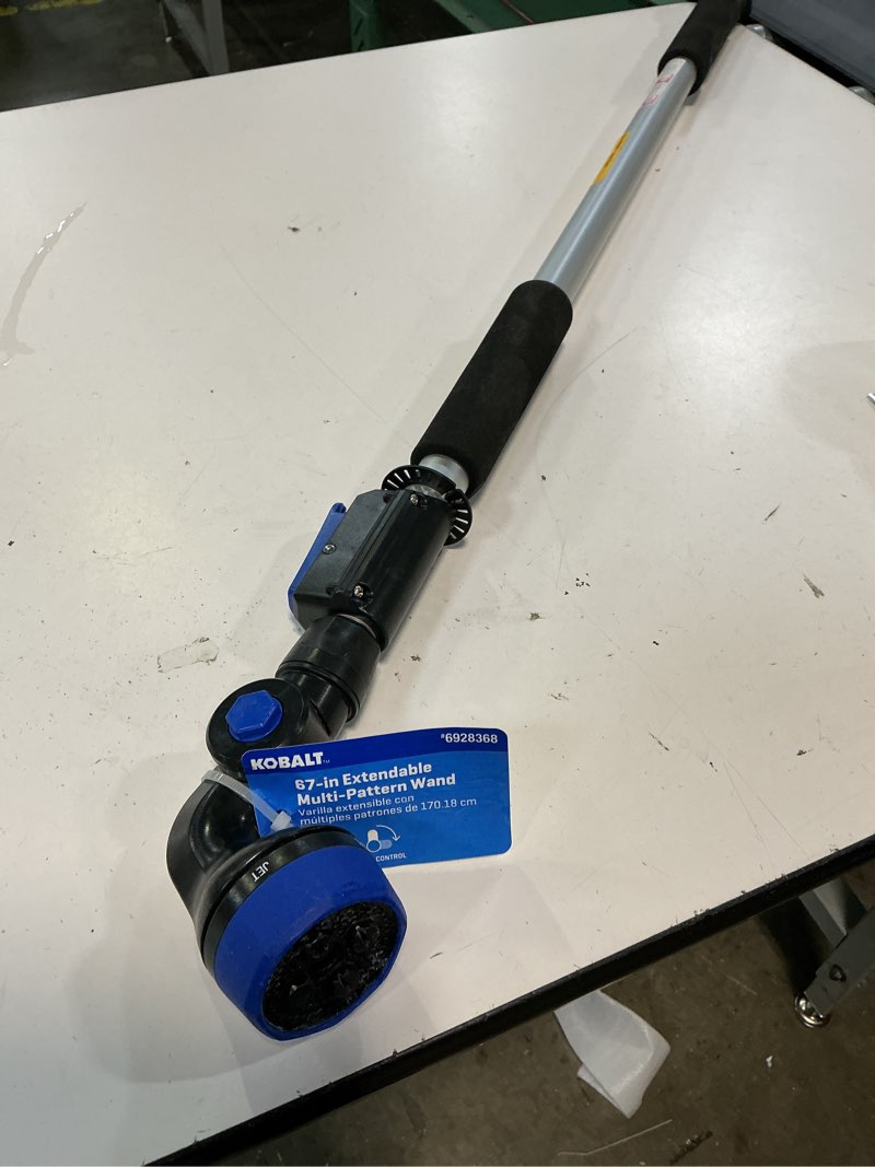 Condition photo showing As Is for kobalt gutter 4 -pattern thumb control trigger wand